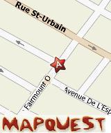 Trouver le Centre Soufi de Montreal avec Mapquest